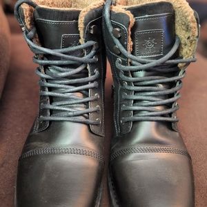 Global win men's winter boot, 10.5 US, Black